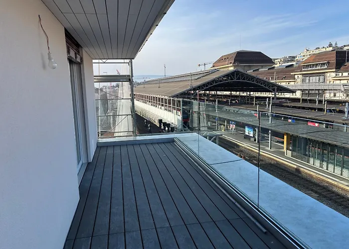 Apartment New On Floor, 2 Minutes From Train Station Lausanne
